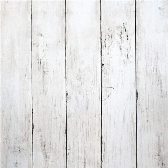 39.37 ft x17.7 in White Wood Wallpaper Wood Peel and Stick Wallpaper